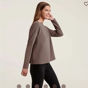 nuuds - Long Sleeve Everyday T-Shirt Mocha